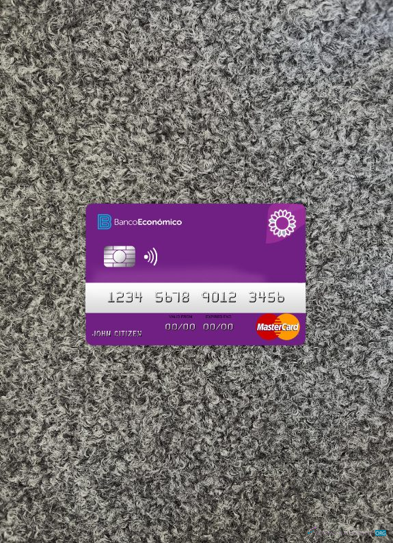 Download Angola Bank Economio mastercard photolook front Photoshop template